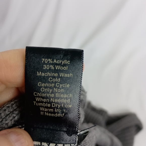 ANN TAYLOR Coatigan Office L Gray Women's Open Front Cardigan Duster Sweater - Picture 3 of 8